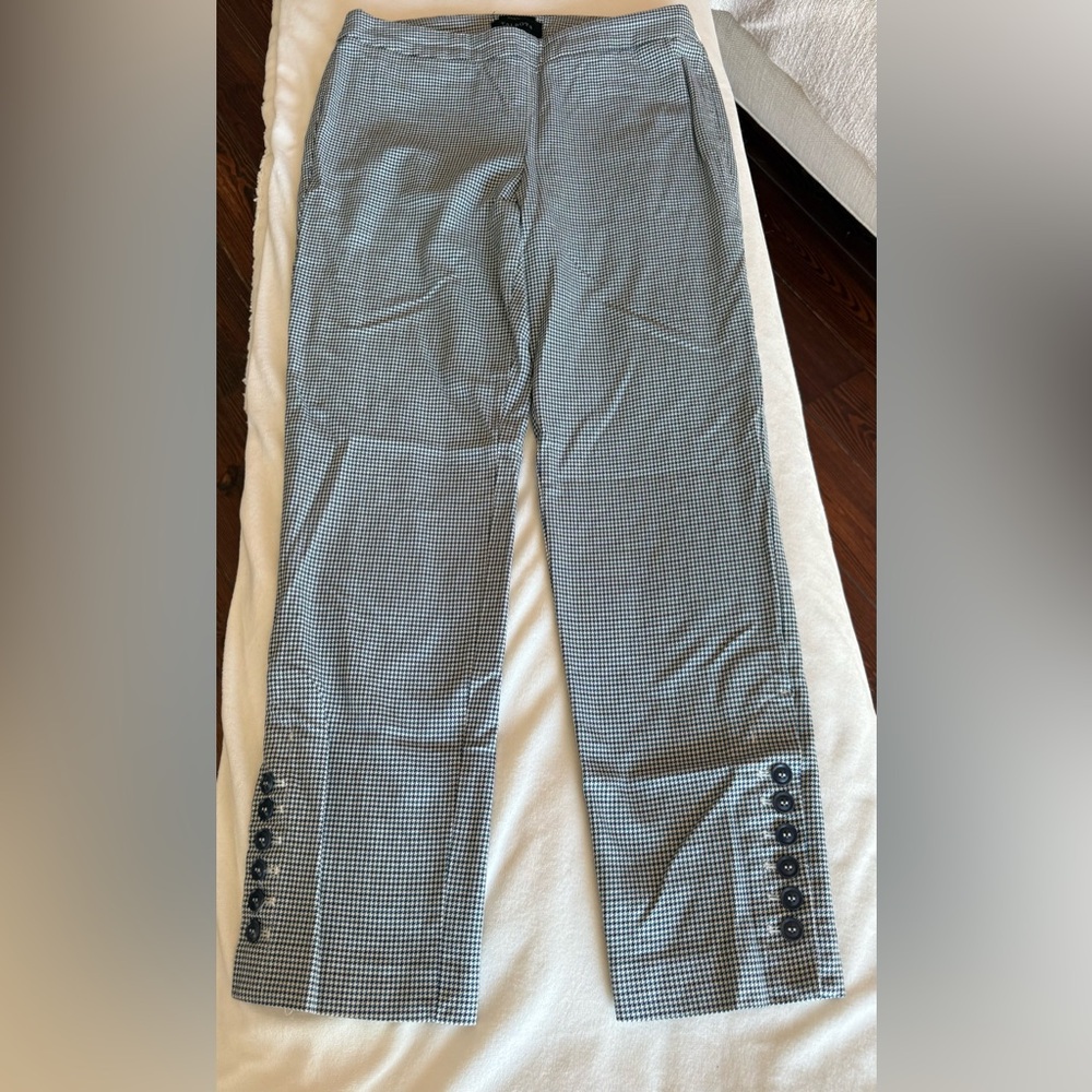 Talbots Women  Blue Checkered Dress Pants